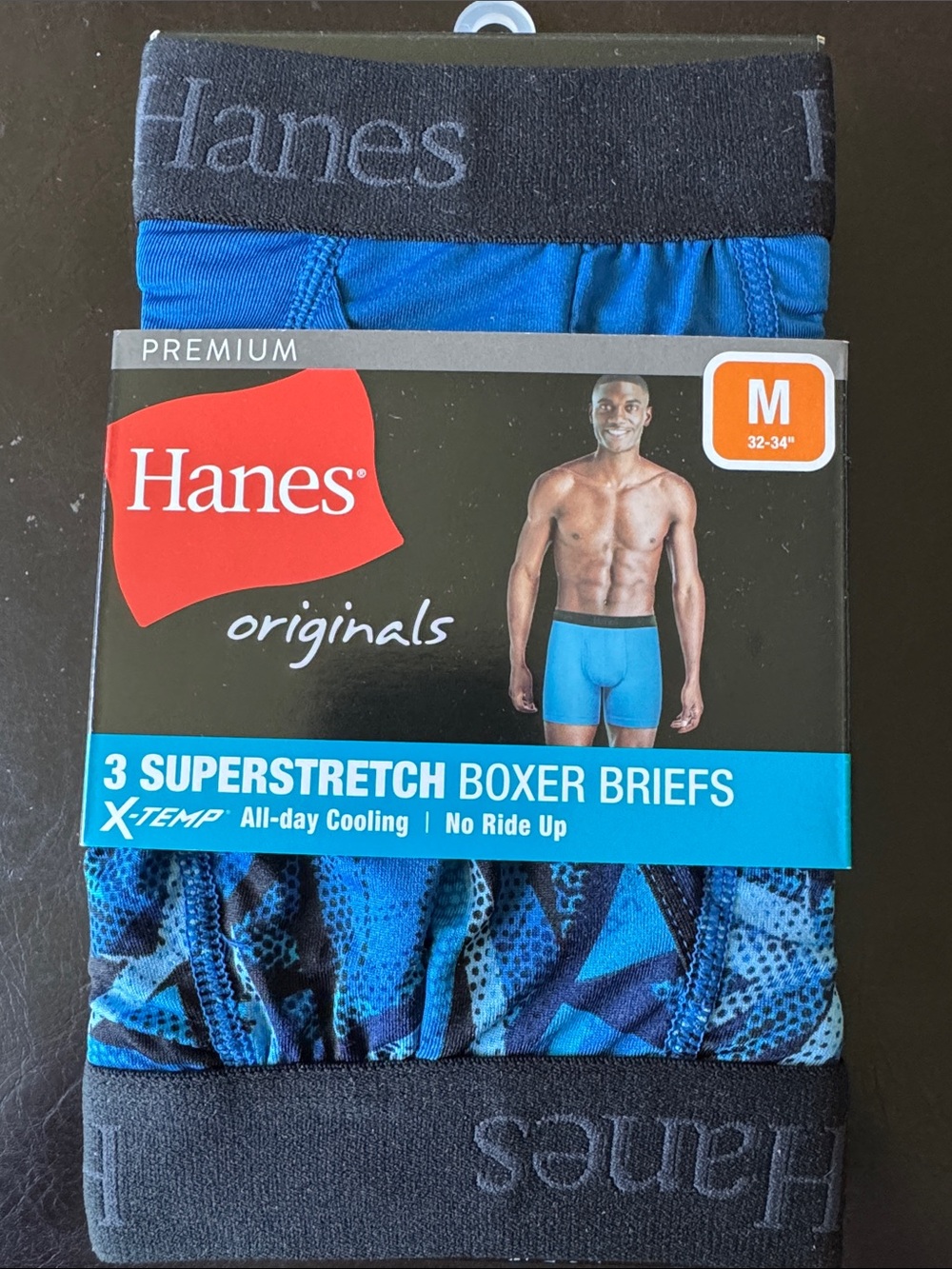 Hanes Premium Men's Boxer Briefs - 3 Pack
